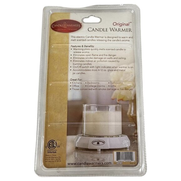 New Original Candle Warmers Electric Warming Plate For Jar Candles No Flame - Picture 2 of 6